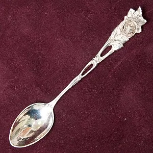 «Хильдесхаймская роза» - Сервировочный Набор Десертных Ложечек Silverplate, Германия 60-е годы.