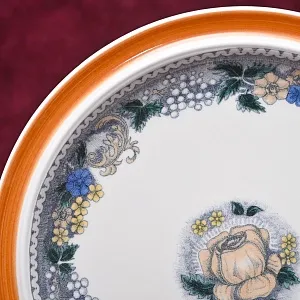 Набор подстановочных тарелок - 8 штук «Бургундия», Фарфор Goebel Германия, 1972 - 1979 годы.