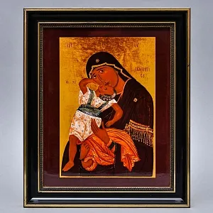 Редкость! Фарфоровая Икона - Картина - Пласт «МАДОННА ПЕЛАГОНИТИССА», Villeroy&Boch Германия.