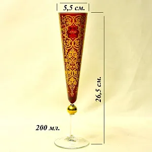 Эксклюзивный Коллекционный Бокал для Шампанского серия «Millenium - 1998», Theresienthal Германия.