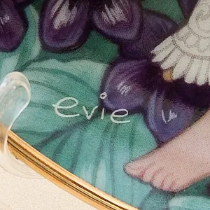 Редкость! Музыкальная Фарфоровая тарелка «Материнство», FRANKLIN MINT США, 80-е годы ХХ века.