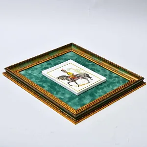 Фарфоровая Плакетка - Картина - Панно из коллекции «Кавалеристы ХIX века», Германия.