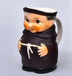 Фарфоровый Кувшинчик - Молочник - Соусник на 300 мл. «Очаровательный Монах», GOEBEL Германия.