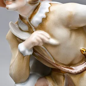 Коллекционная Фарфоровая статуэтка «Сирано де Бержерак», Herend Венгрия, середина ХХ века. 