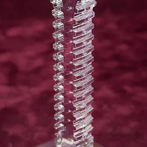 Пара Хрустальных Подсвечников БАККАРА / BACCARAT, Фрация, 70 -е годы ХХ века.