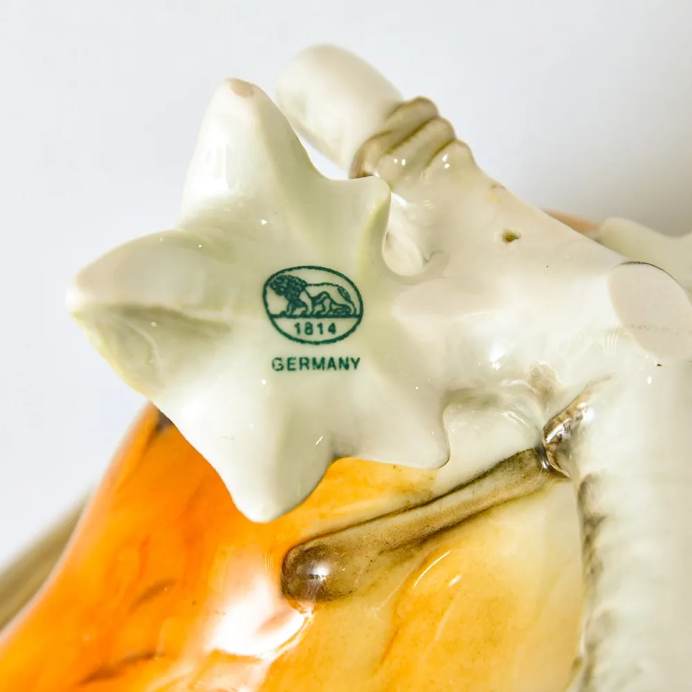 Винтажная Фарфоровая статуэтка «Птицы - Длиннохвостые Синицы», Hutschenreuther, Германия.