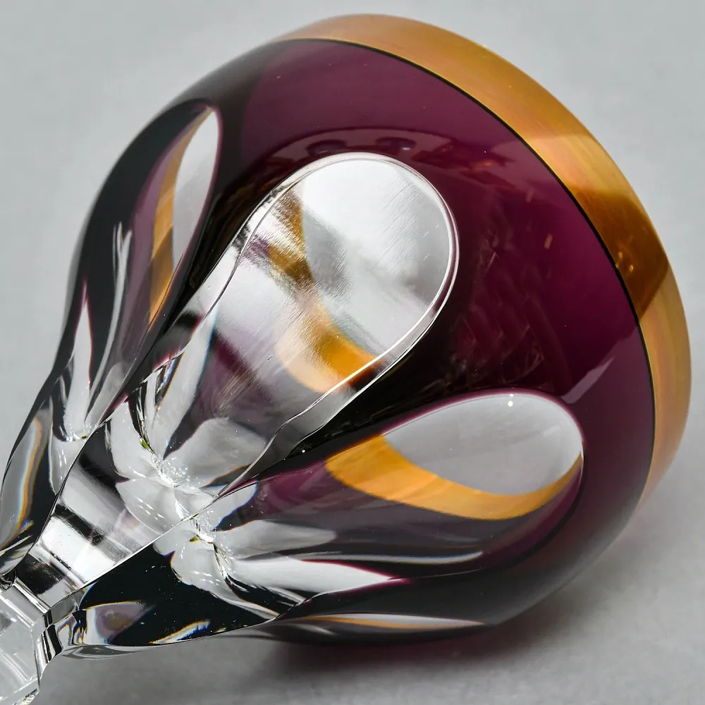 Коллекционный Хрустальный Бокал для Вина серия «Amethyst», Theresienthal Германия.