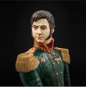 Коллекционная Авторская Статуэтка «Генералы Отечественной Войны 1812 года - Неверовский Д.П.», фарфор, Россия. 