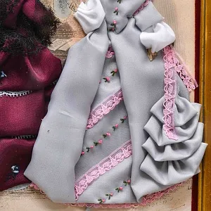 Винтажная Картина - Иллюстрация - Гравюра «Мода. Письмо», Франция.