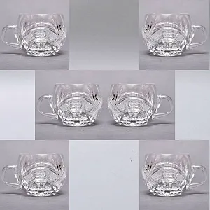 Винтажный Набор Хрустальных Чашек - Кружек Trischler Winterhalder Германия 70-е гг. 