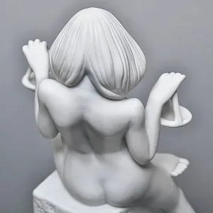 Коллекционная Фарфоровая статуэтка «Девушка, Знак Зодиака - Весы», Royal Copenhagen Дания.