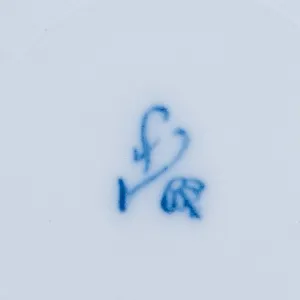 Коллекционная Чайная фарфоровая тройка - «ЛЕТО» Furstenberg, Германия 50 -егоды ХХ века.