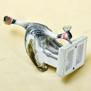 Коллекционная Фарфоровая статуэтка "Птицы. Венценосные журавли", Германия первая половина ХХ века.