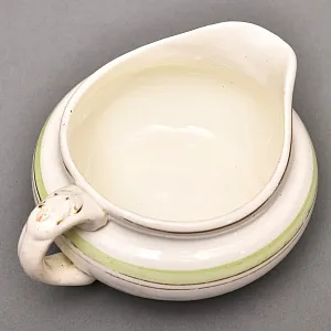 Большой Винтажный Соусник, Фаянс Конаково, ЗИК СССР -1957г.