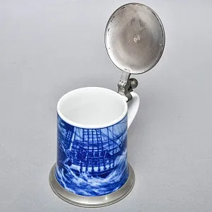 Коллекционная Пивная Кружка «Барк „Фюрст Бисмарк“ в Ревущих Сороковых», Berlin Design Германия -1979 год.