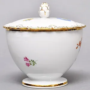 Фарфоровый Чайный Сервиз на 6-ть персон «Мейсенский букет», MEISSEN Германия, 1924 - 1934 годы.