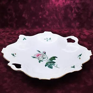 Большое Сервировочное Блюдо «Роза» Фарфор KAISER Германия -1967 - 1970 годы.