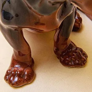 Редкость!!! Фарфоровая Статуэтка «Собака - Такса», Карл Энс / Karl Ens Германия, 30-е гг.