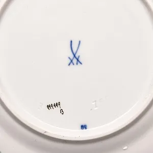 Редкость! Фарфоровый Кофейный сервиз на 6 персон - 21 предмет, Х форма MEISSEN, Германия.