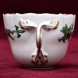 Классическая Фарфоровая Кофейная пара «Зеленый Дракон», MEISSEN Германия, первая половина ХХ века.