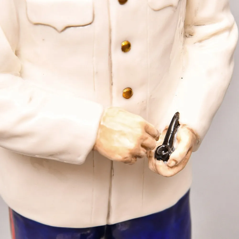 Коллекционная Авторская Статуэтка «Генералиссимус СССР - Сталин И.В.», фарфор, Россия. 