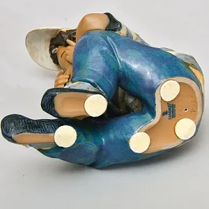 Коллекционная Фарфоровая статуэтка «Длинный день», Lladro серия Грес, Испания.