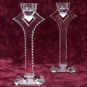 Пара Хрустальных Подсвечников БАККАРА / BACCARAT, Фрация, 70 -е годы ХХ века.
