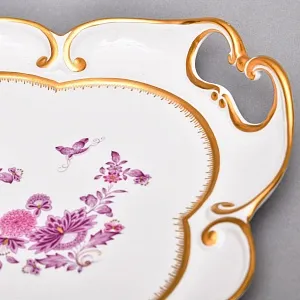 Фарфоровый Чайный Сервиз «Индийские цветы» на 6-ть персон, MEISSEN / МЕЙСЕН Германия. 