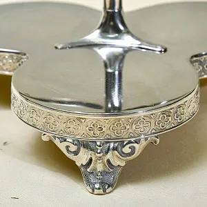 Винтажная Металлическая Подставка для Винных бутылок, Silverpalted Англия SHEFFIELD 50 гг.