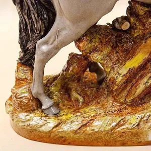 Редкая!!! Большая Фарфоровая Cтатуэтка «АРАБСКИЙ ВОИН» Shheibe - Alsbach Германия -1962год.