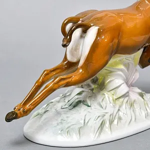 Коллекционная Фарфоровая статуэтка «Бегущие газели», ROSENTHAL Германия - 1936 год. 