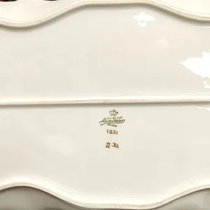 Сервировочное  Блюдо «Мускусная роза» Фарфор KAISER Германия -1958 -1960 годы.