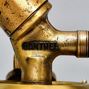 Винтажная Бензиновая Горелка - Паяльная Латунная Лампа, BARTHEL Германия -50 гг. 