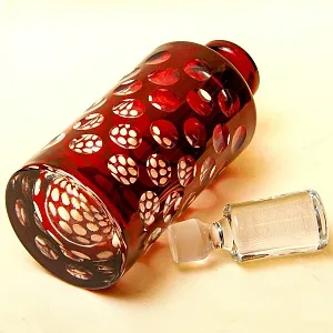 Набор для Виски Графин и Стаканы «Таüsend Aügen» Цветной Хрусталь, WMF Crystal Cabinet Германия.