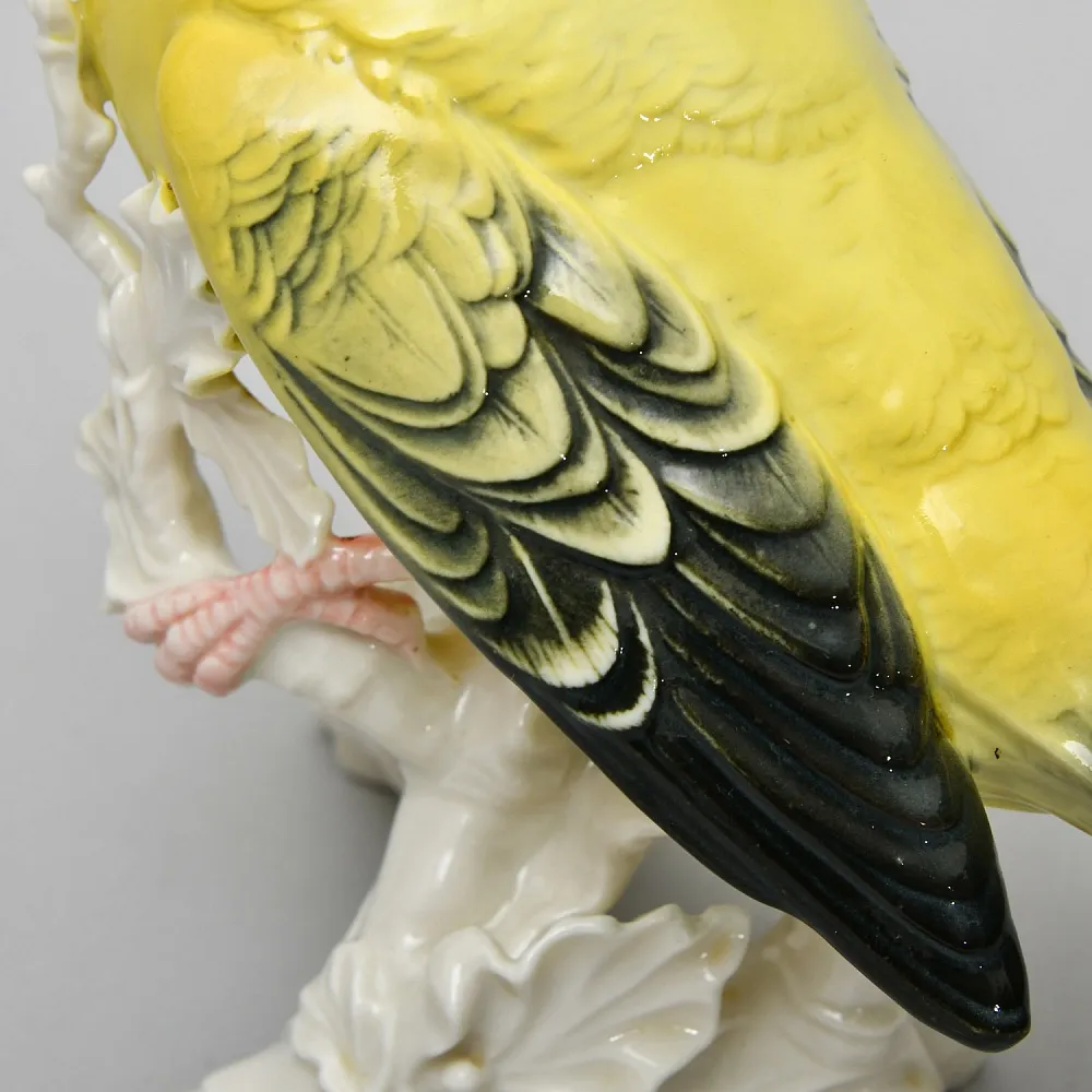 Фарфоровая Статуэтка «Птица - ИВОЛГА» Карл Энс / Karl Ens, Германия, 30-е годы ХХ века.