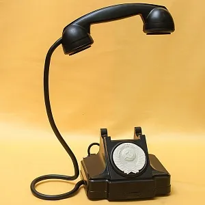 Настольная Электрическая Лампа - Светильник «Правительственный Телефон ТАН-6» СССР.