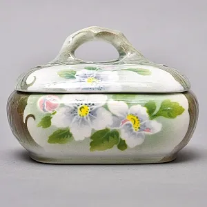 Фаянсовый Набор для Умывания «Яблоневый цвет», K&G Luneville Франция, 1900 - 1920 годы.