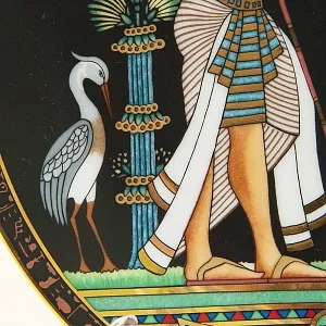 Коллекционная Тарелка - Блюдо «Свадьба Тутанхамона» Фарфор, Osiris Porcelain -1991 год.