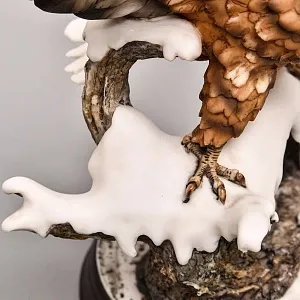 Большая Коллекционная статуэтка Птица - «Орел. Белоголовый орлан», Fanconi Arts Италия.