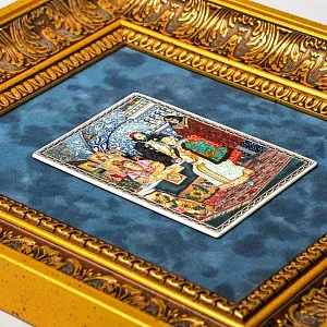 Картина - Панно - Фарфоровая Плакетка «Борис Годунов - В царских палатах», Villeroy & Boch. Германия - 1982 год.