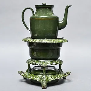 Редкость! Антикварная Керосиновая Горелка - Плитка - Керогаз с Чайником, GEORG HALLER Германия -20 гг.