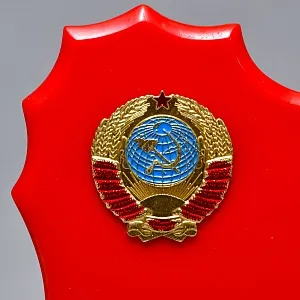 «Волга ГАЗ -21 Олень» - Памятный Подарок - Настольный Сувенир, Металл, Оргстекло - СССР.