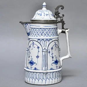 Антикварный Фарфоровый кувшин для пива, Bremer & Liebmann Германия, конец XIX - начало ХХ веков.