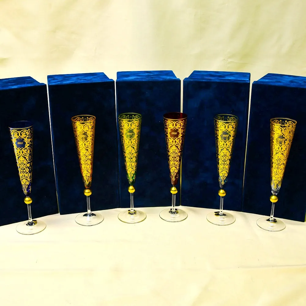 Эксклюзивный Коллекционный Бокал для Шампанского серия «Millenium - 1996», Theresienthal Германия.