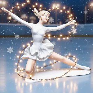 Коллекционная статуэтка «ФИГУРИСТКА», Фарфор WALLENDORF, Германия.