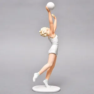 Коллекционная Фарфоровая статуэтка «Девушка Волейболистка», Schau Bach Kunst Германия, 1953 - 1958 годы. 
