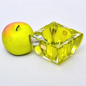 Редкость! Хрустальная «Резеда» - Пепельница Оригинальной формы, VAL SAINT LAMBERT Бельгия - 50гг.