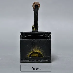 Коллекционный Старинный Угольный Чугунный Утюг Германия начало ХХ века.