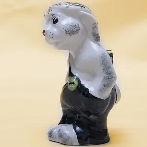 Фарфоровая Статуэтка «Заяц-хулиган» СССР Дулево -70 -е годы ХХ века.