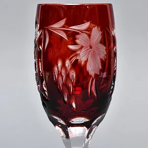 Набор 6-ть Фужеров серия «Prosecco - Виноград» Цветной Хрусталь, NACHTMANN Германия, 60-е гг.